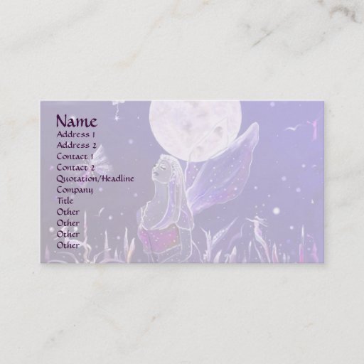 Customizable Elemental Kingdom Business Card