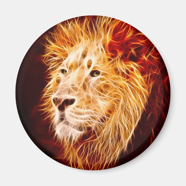 Elemental lion magnet (Front)