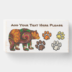 Elemental Nature Wooden Box Sign