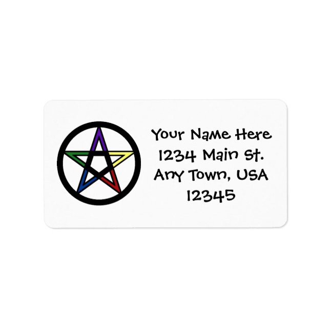 Elemental Pentacle Label (Front)