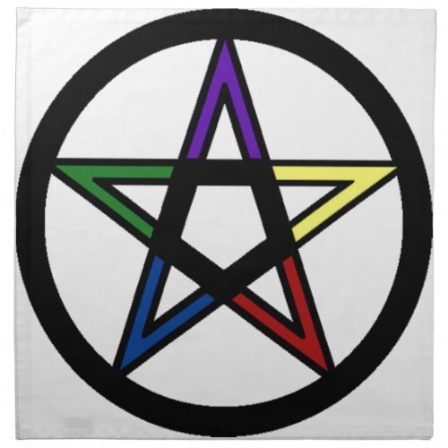 Elemental Pentacle Napkin