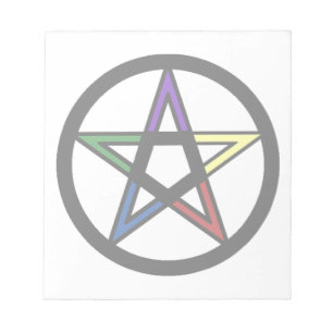 Elemental Pentacle Notepad