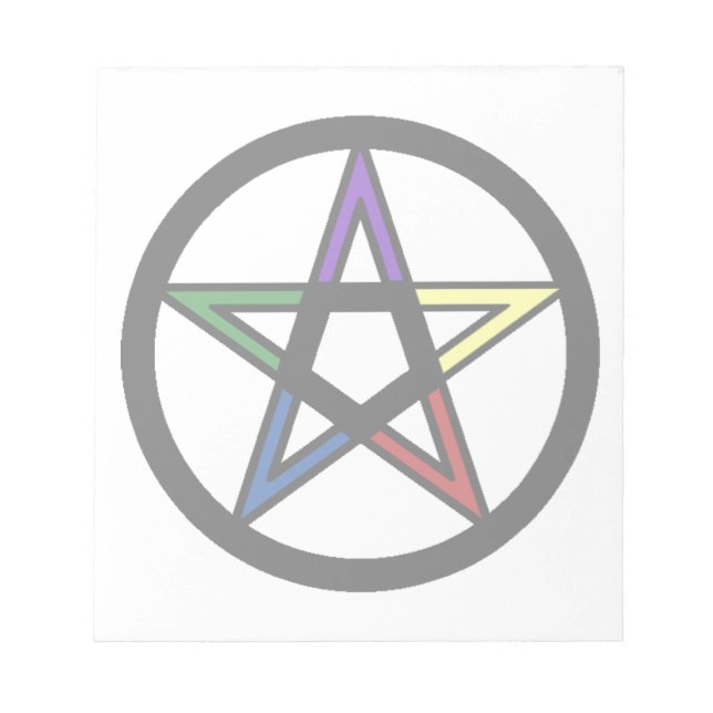 Elemental Pentacle Notepad (Front)
