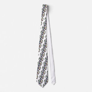 Elemental Pentacle Tie