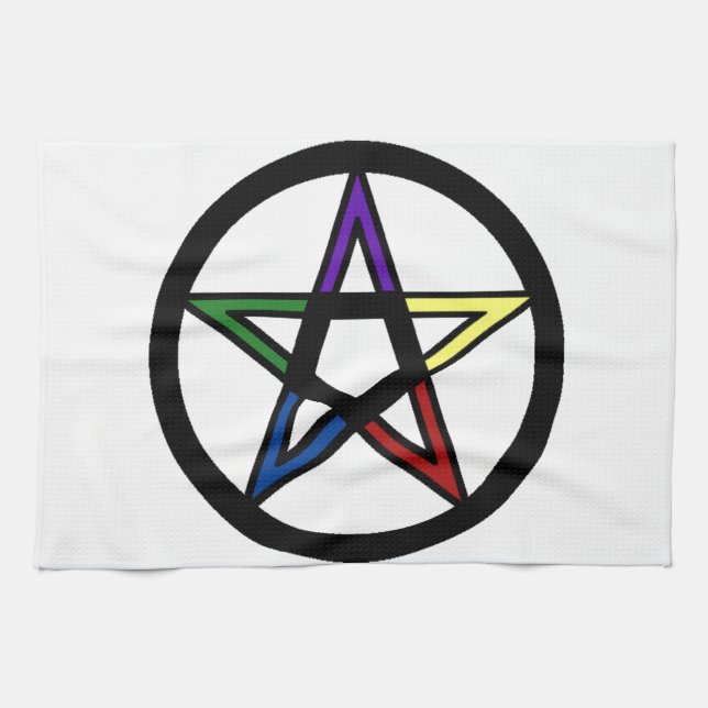 Elemental Pentacle Towel (Horizontal)