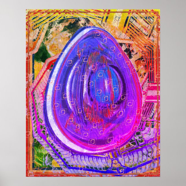 Elemental Symbol Ether Meditation Aid Tattva Poster (Front)