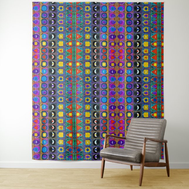 Elemental Symbols Pattern Meditation Aid Tattva Tapestry (In Situ)