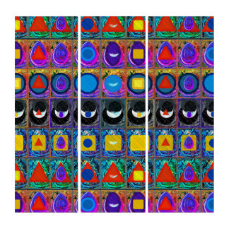 Elemental Symbols Pattern Meditation Aid Tattva Triptych