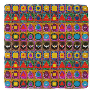 Elemental Symbols Pattern Meditation Aid Tattva Trivet