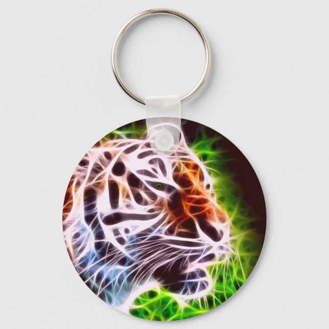 Elemental Tiger Keychain (Front)
