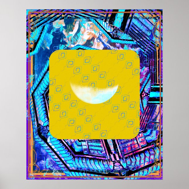 Elemental Water Within Earth Meditation Aid Tattva Poster (Front)