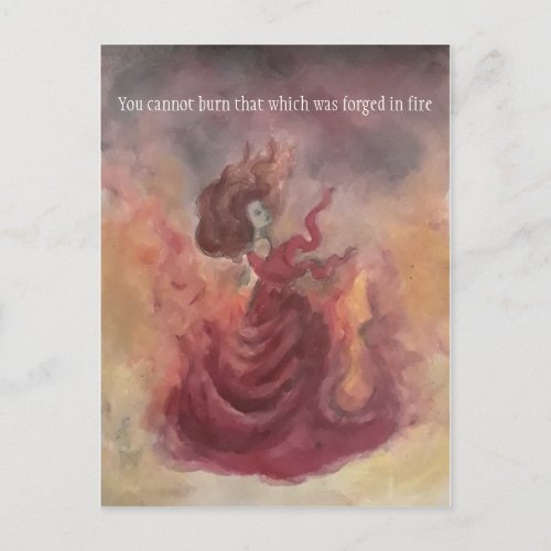 Elemental Witch _ Fire Postcard