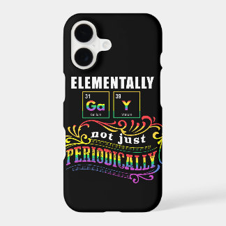 Elementally Gay Not Just Periodically iPhone 17 Case