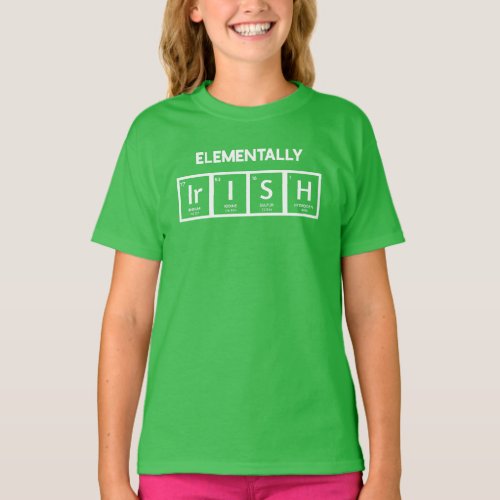 Elementally Irish Green St Patricks Day Shirt