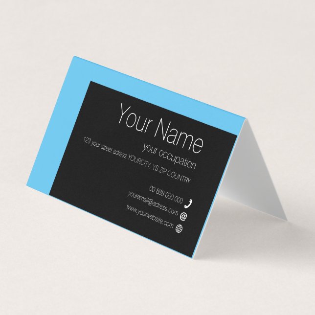 ELEMENTARY Collection Folded Business Card (Front)