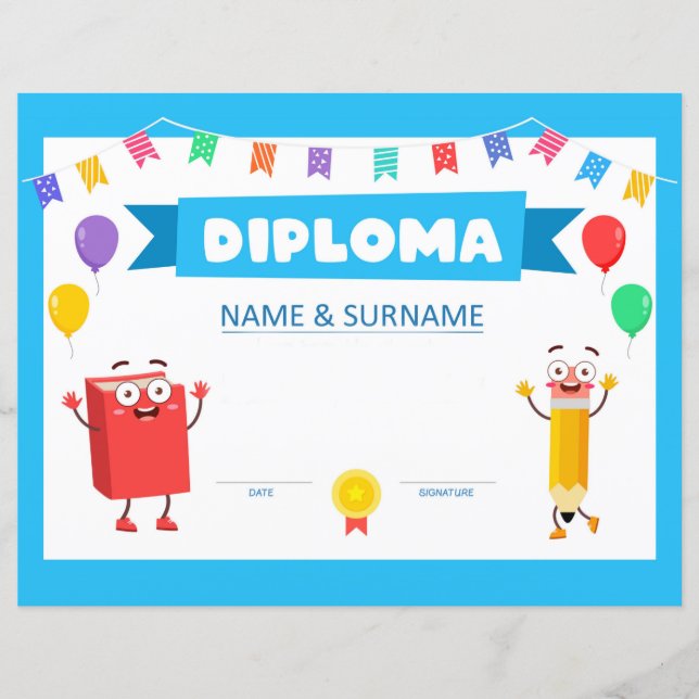 Elementary Diploma  (Front)