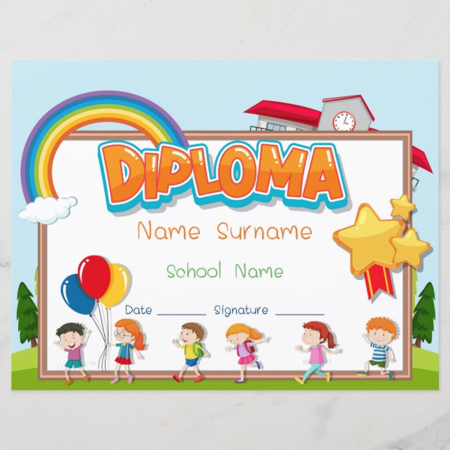 Elementary Diploma  (Front)