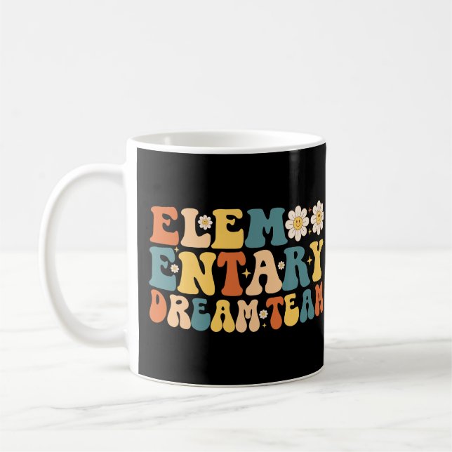Elementary Dream Team Back To School Coffee Mug (Left)