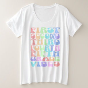 Elementary Grade Vibes Teacher Shirt – First Day