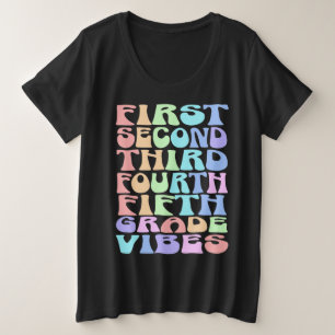 Elementary Grade Vibes Teacher Shirt – First Day 