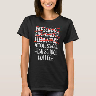 Elementary Graduation Middle School Back To Schoo T-Shirt