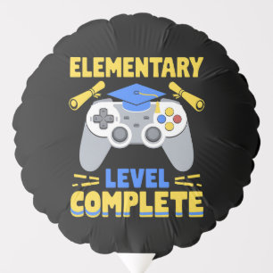 Elementary Level Complete Gaming Gamer Graduation Balloon