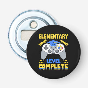 Elementary Level Complete Gaming Gamer Graduation Bottle Opener