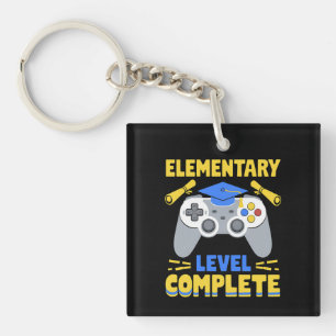 Elementary Level Complete Gaming Gamer Graduation Keychain