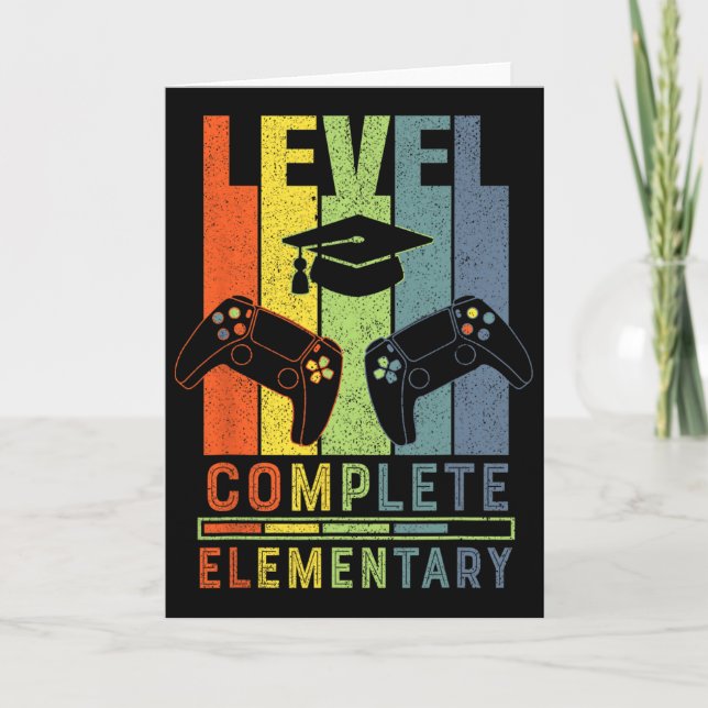 Elementary Level Complete Graduation Cl 2025 Gamer Card (Front)