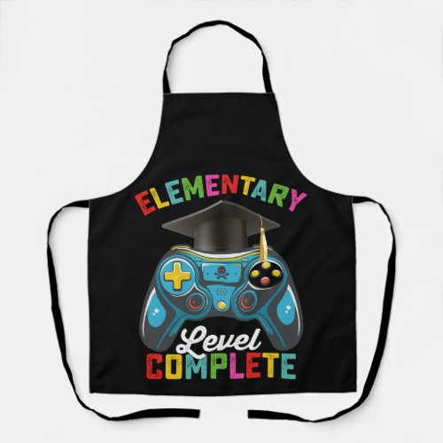 Elementary Level Complete Graduation Gaming Gamer Apron