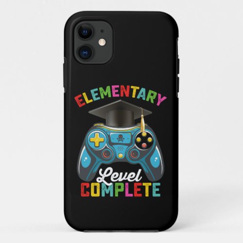 Elementary Level Complete Graduation Gaming Gamer iPhone 11 Case
