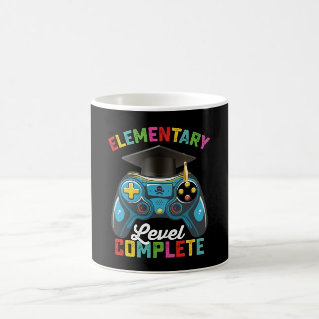Elementary Level Complete Graduation Gaming Gamer Coffee Mug (Center)