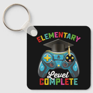 Elementary Level Complete Graduation Gaming Gamer Keychain