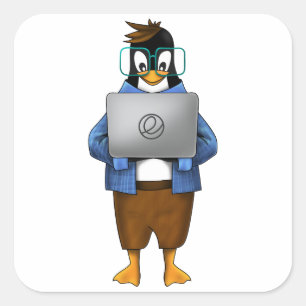 Elementary OS Square Sticker