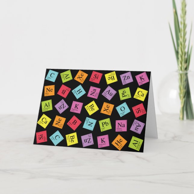 Elementary Periodic (Dark) Card (Front)