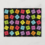 Elementary Periodic (Dark) Postcard