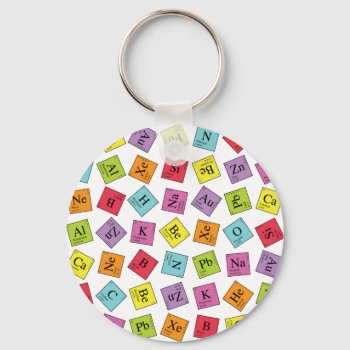 Elementary Periodic Keychain by robyriker at Zazzle