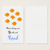 Elementary School Bookmarks to Encourage Reading (Front & Back)