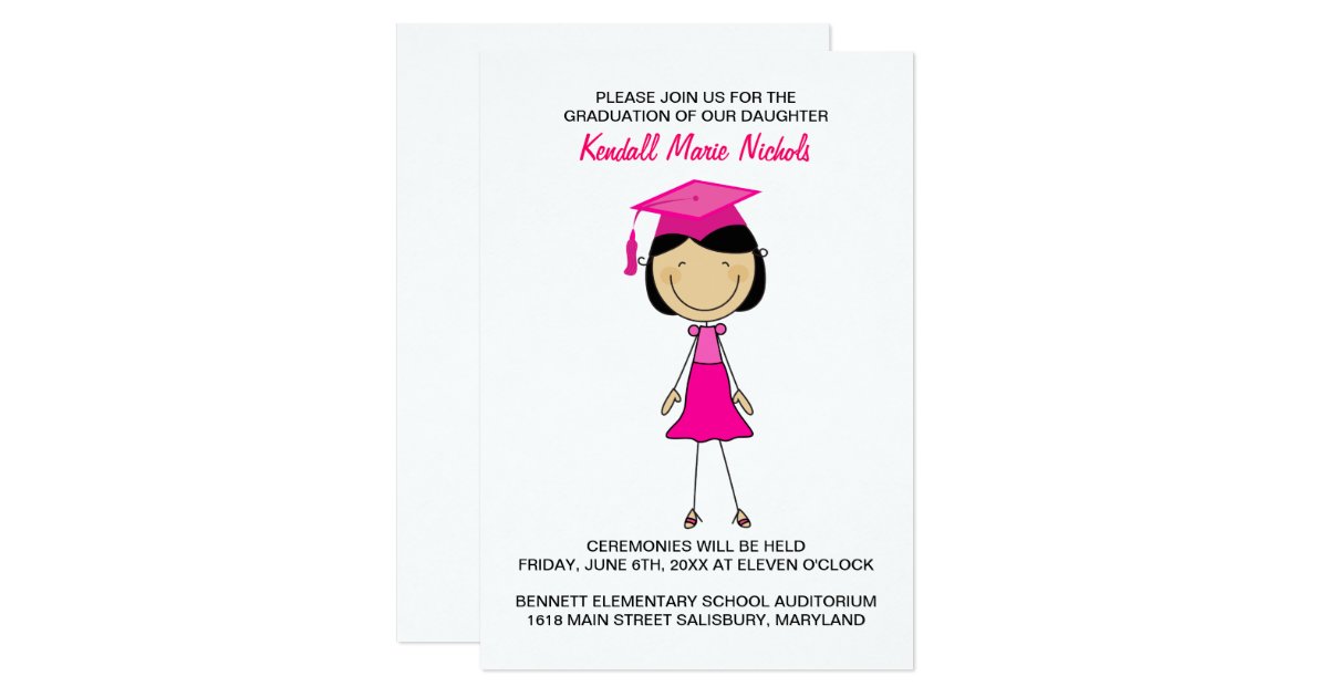 Elementary School Graduation Invitations 6