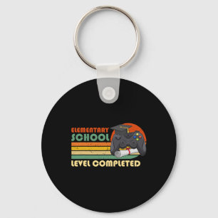 Elementary School Level Complete - Funny Gamer Gra Keychain
