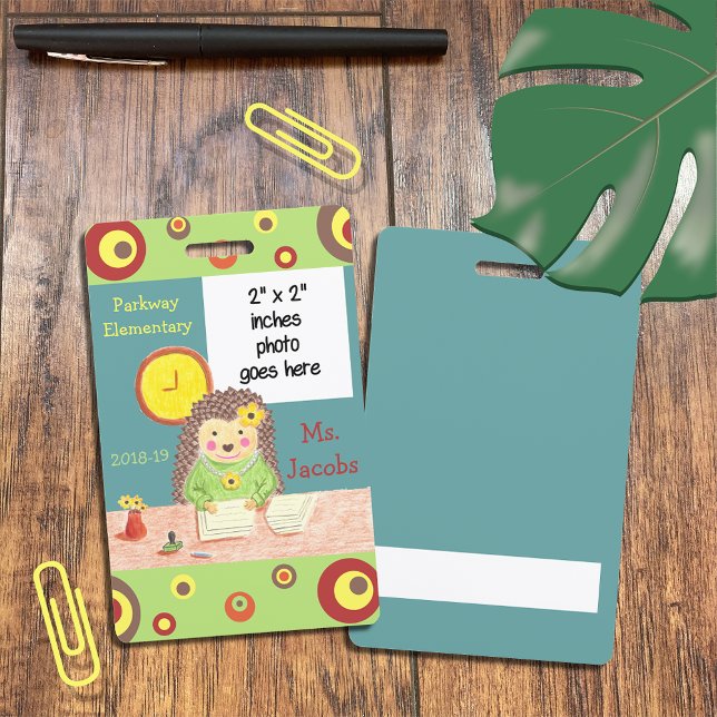 Elementary School Office Manager Photo Badge (Creator Uploaded)