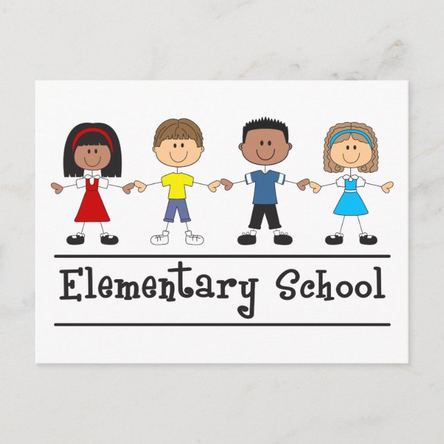 Elementary School Postcard (Front)
