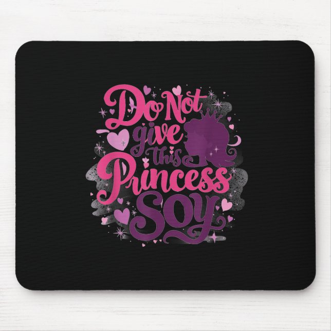 Elementary School Princess And The Soy Allergy Out Mouse Pad (Front)