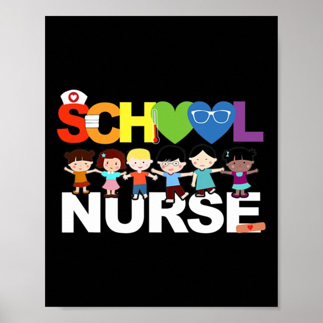 Elementary School Registered Nurse Back To School  Poster (Front)