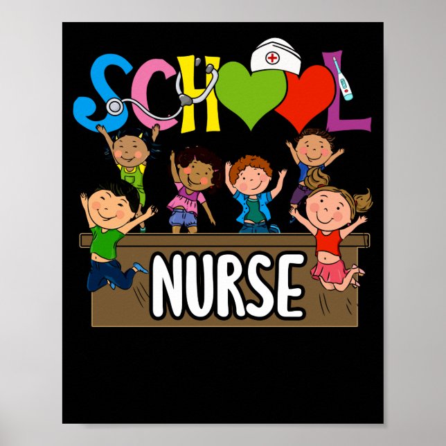 Elementary School Registered Nurse Back To School Poster (Front)