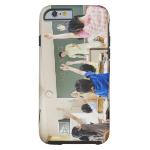 Elementary school students at school 2 tough iPhone 6 case