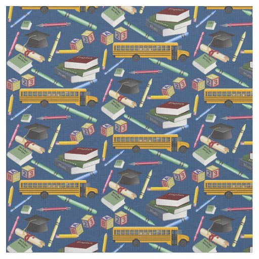 Elementary School Teacher Fabric