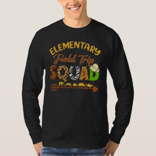 Elementary Students School Zoo Field Trip Squad Ma T-Shirt