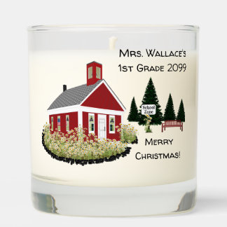 Elementary Teacher Christmas Gift Scented  Candle