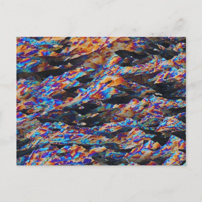 Elements/Aluminum under the microscope Postcard (Front)